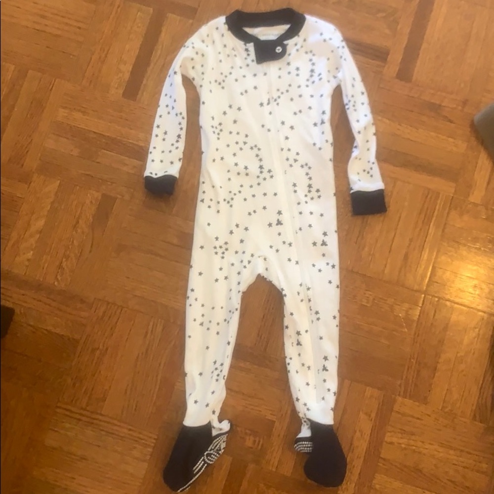 Burt Bee’s longsleeve footed pjs